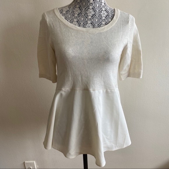 Anthropologie Tops - 𝅺ANTHROPOLOGIE MOTH Cream Blouse Sz Small